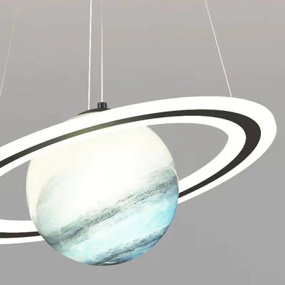 Children's LED Hanging Lamp with Planetary Motif for Kids Room NaLani