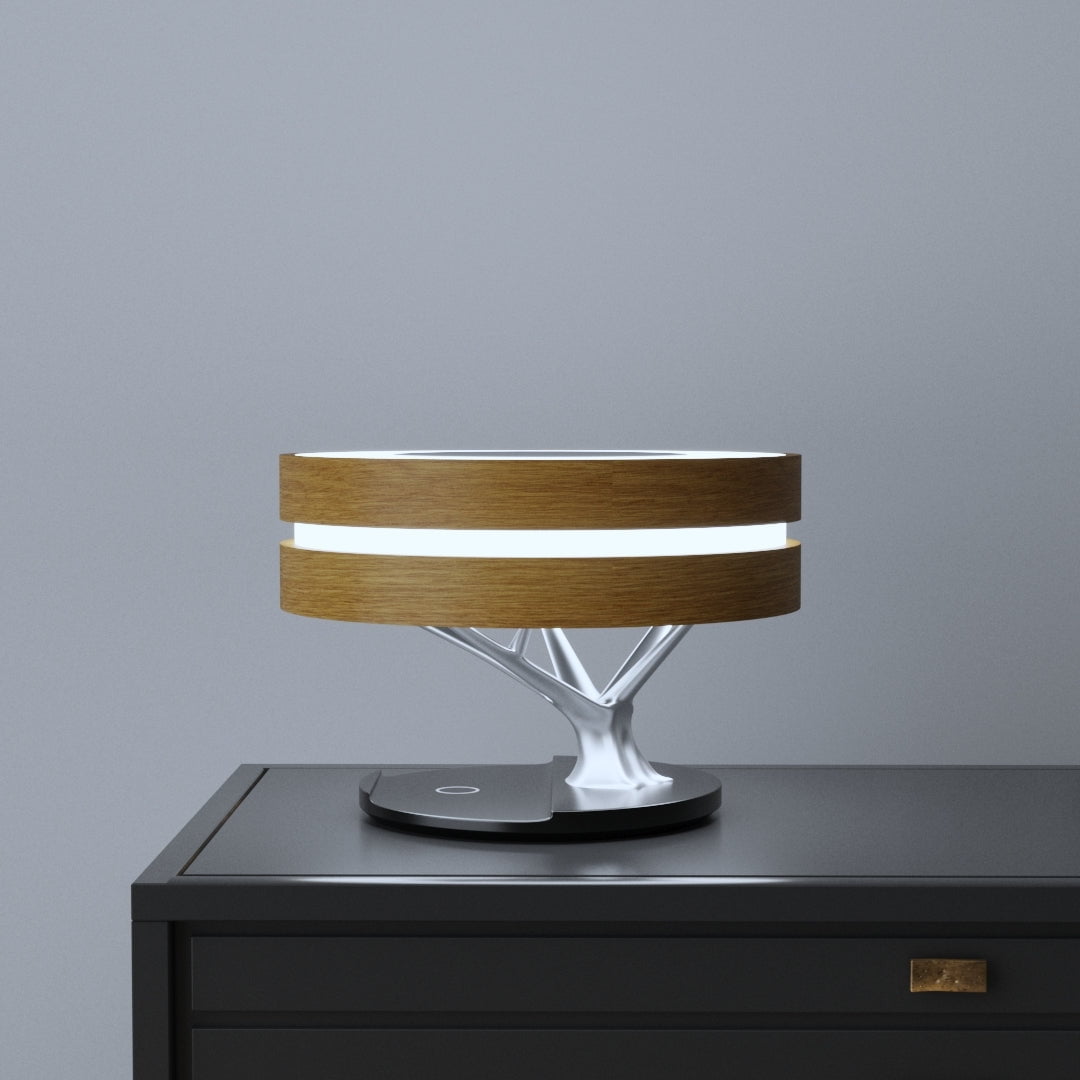 Circle of Life Lamp with Wireless Charging and Bluetooth Speaker NALANI