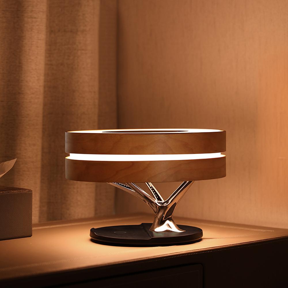 Circle of Life Lamp with Wireless Charging and Bluetooth Speaker NALANI