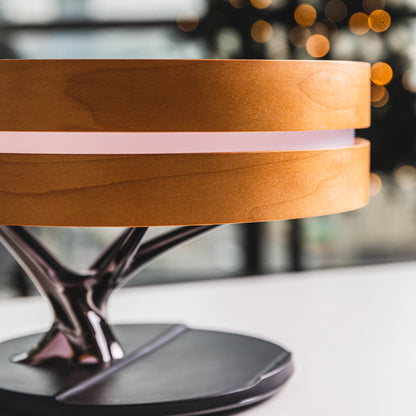 Circle of Life Lamp with Wireless Charging and Bluetooth Speaker NALANI