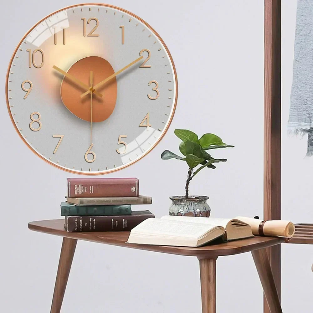 Classic Style Digital Wall Clock for Calm Spaces NaLani