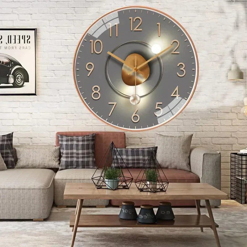 Classic Style Digital Wall Clock for Calm Spaces NaLani