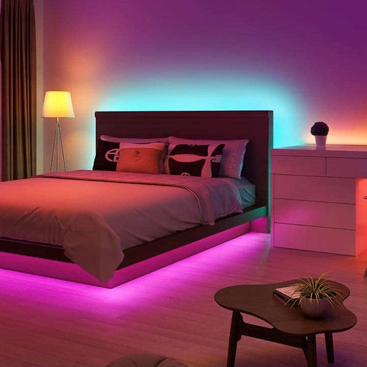 Color LED Strip Lights with Remote Flexible Smart Home Lighting 20 m 66 ft NaLani