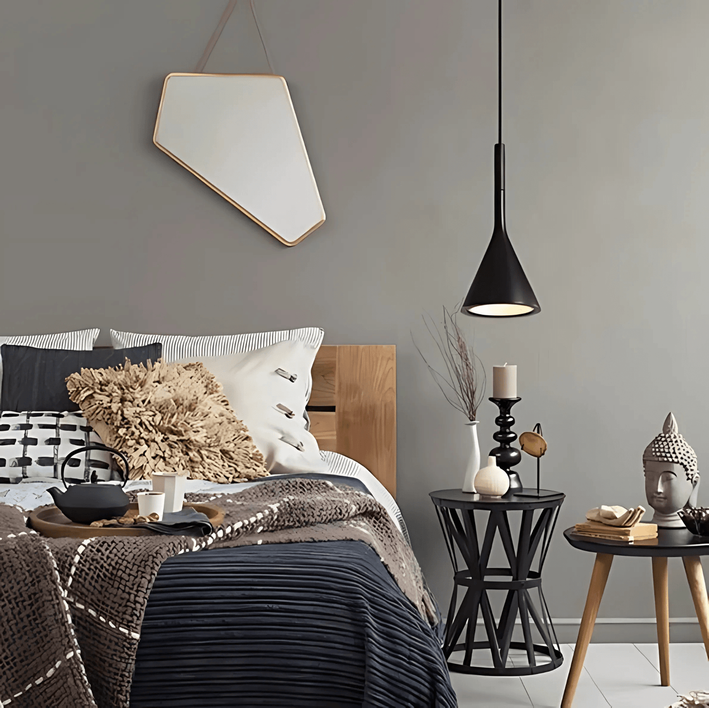 Colorful Cone Pendant Lights Warm White E27 Modern Metal NALANI