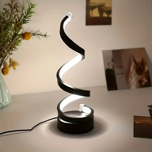 Compact And Versatile Spiral Lamp For Modern Home Lighting NALANI