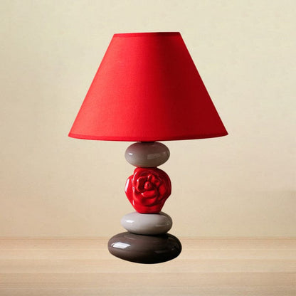 Cone Fabric Shade Table Lamp For Elegant Home Lighting NALANI