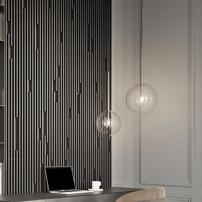 Contemporary Glass Globe Pendant Light In Three Sizes NALANI