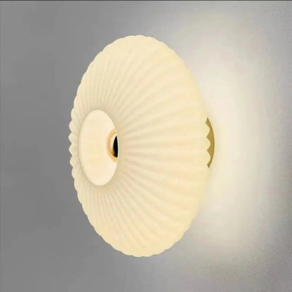 Contemporary Glass Wall Light In Three Elegant Colours White NALANI