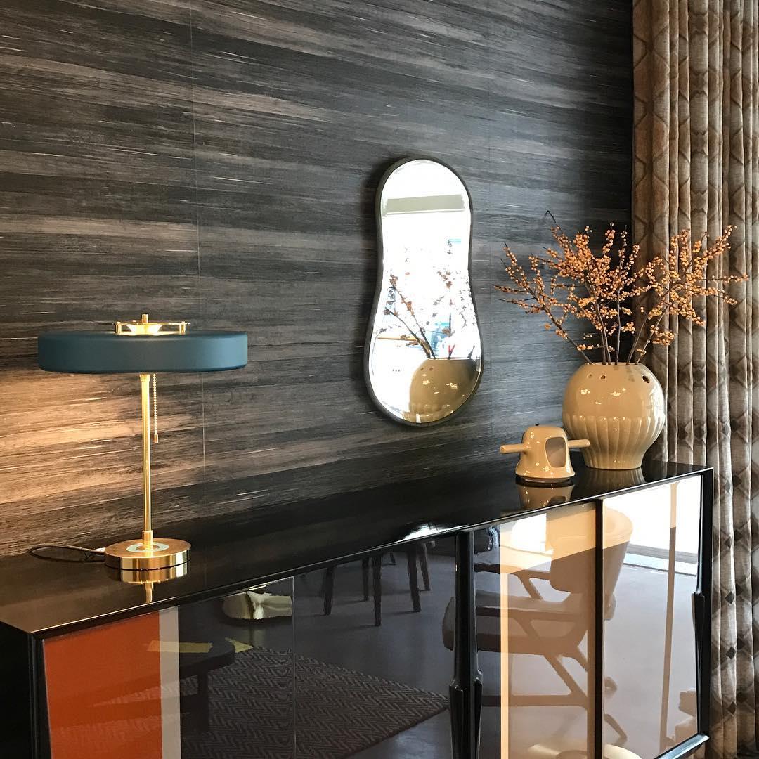Contemporary Opal Diffuser Table Lamp With Warm Glow NALANI