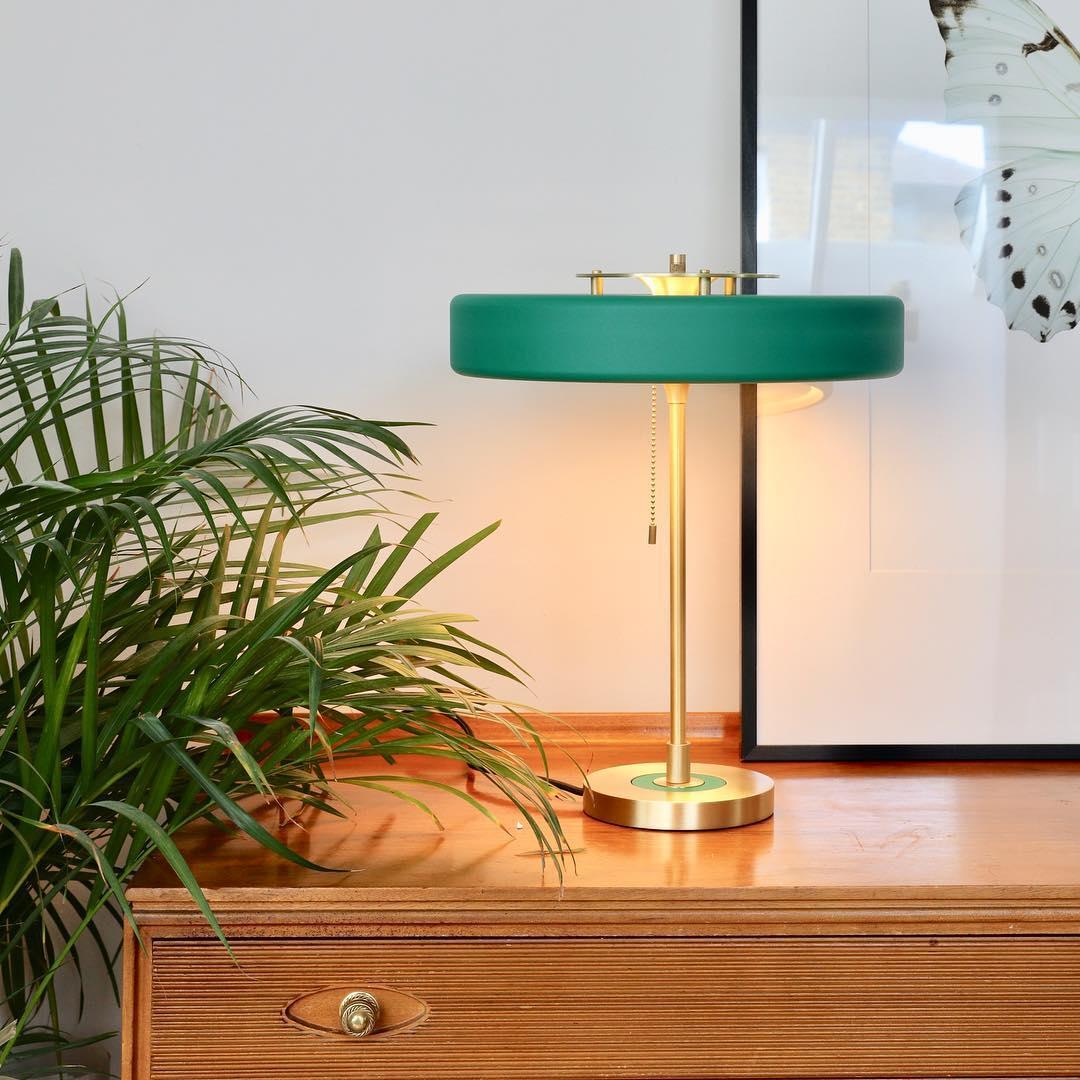 Contemporary Opal Diffuser Table Lamp With Warm Glow NALANI