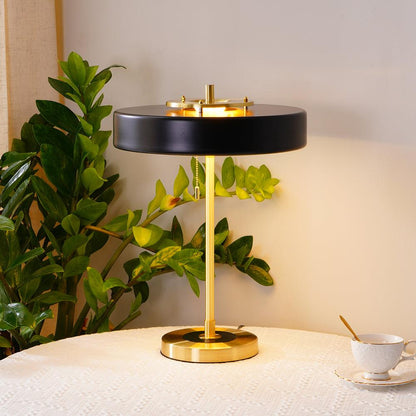Contemporary Opal Diffuser Table Lamp With Warm Glow NALANI
