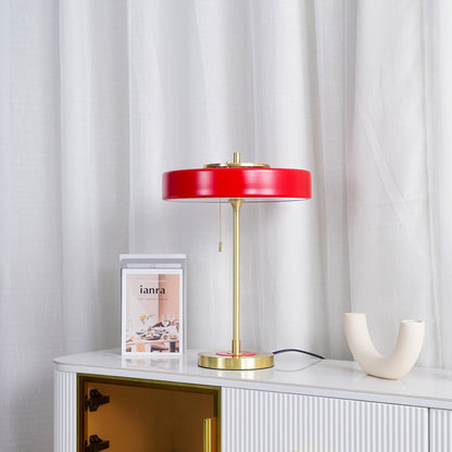 Contemporary Opal Diffuser Table Lamp With Warm Glow NALANI