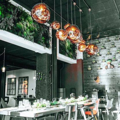 Copper Finish Lava Pendant Lamp Modern Pendant Light NALANI