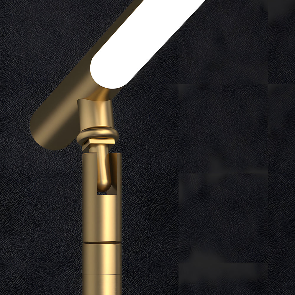Copper Linear Brass LED Desk Lamp With Adjustable Direction NALANI