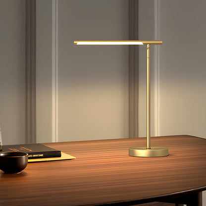 Copper Linear Brass LED Desk Lamp With Adjustable Direction Coper NALANI