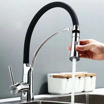 Copper Touchless Kitchen Faucet With Water Dispenser NALANI