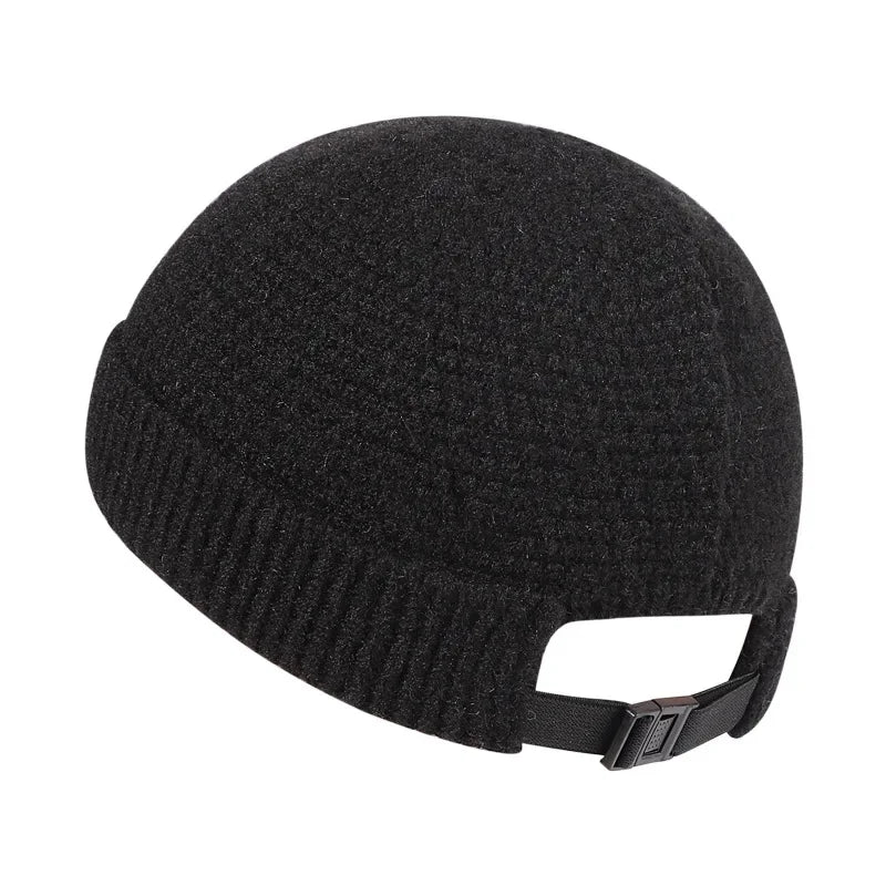 Cozy Knit Winter Beanie Hat for Outdoor Activities Daily Black 55-60cm NALANI