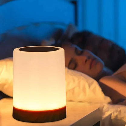 Cozy Portable Table Lamp with Touch Control and Adjustable Brightness 7 colors 3.5" x 4.7" NALANI