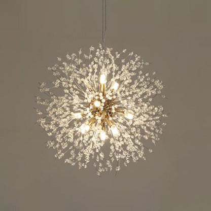 Crystal Orb Dandelion Ceiling Light Modern Chandelier NALANI