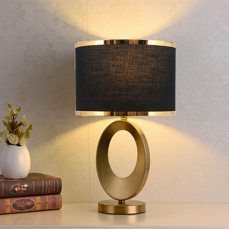 Curved Table Lamp Modern Art Inspired Iron NALANI