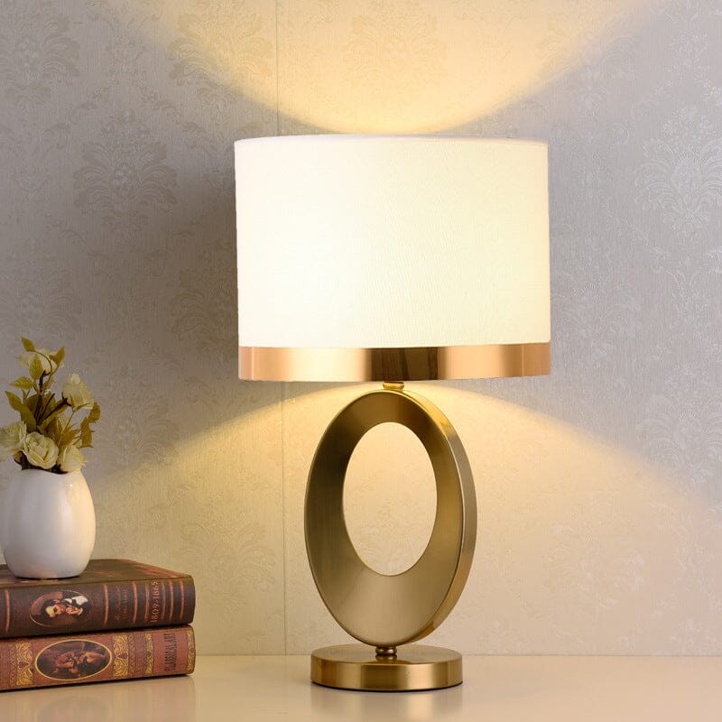 Curved Table Lamp Modern Art Inspired Iron Wit NALANI