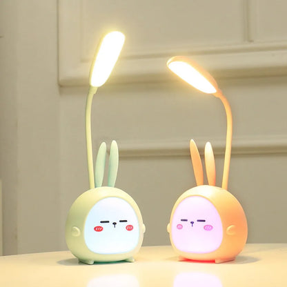 Cute LED Desk Lamp Cartoon Design USB Rechargeable Mini NALANI