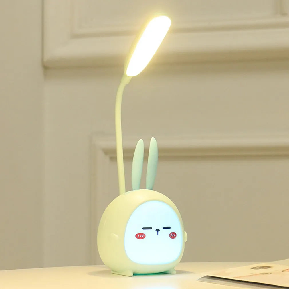 Cute LED Desk Lamp Cartoon Design USB Rechargeable Mini NALANI