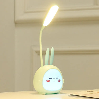 Cute LED Desk Lamp Cartoon Design USB Rechargeable Mini NALANI