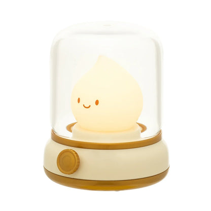 Cute Mini LED Desk Lamp Night Light for Bedroom Use Yellow NALANI