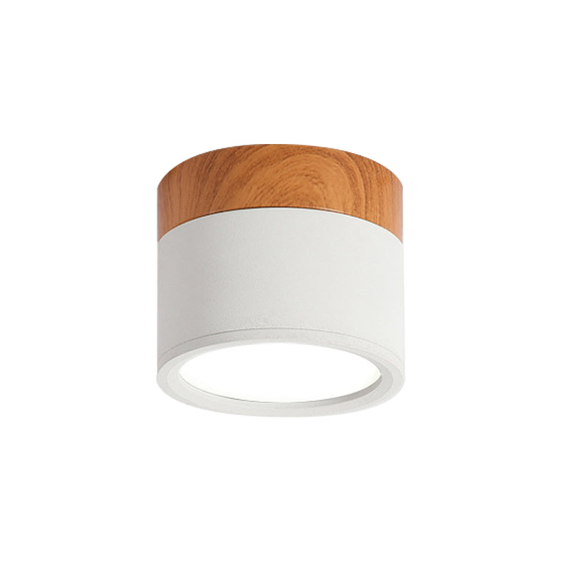 Cylindrical Flush Mount Ceiling Light Metal For Kitchen Bar NALANI