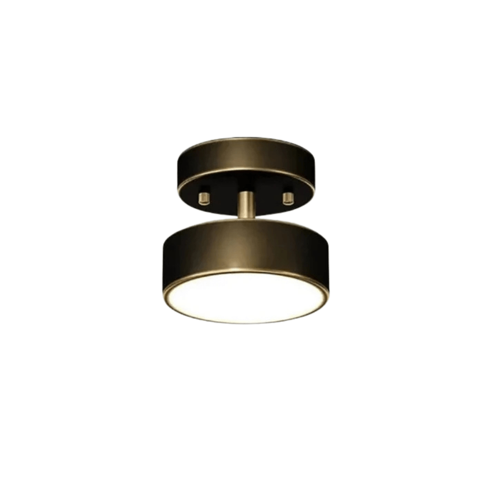 Dimmable LED Ceiling Light With Adjustable Color Temperature Black 15CM NALANI