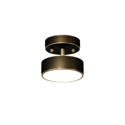 Dimmable LED Ceiling Light With Adjustable Color Temperature Black 15CM NALANI