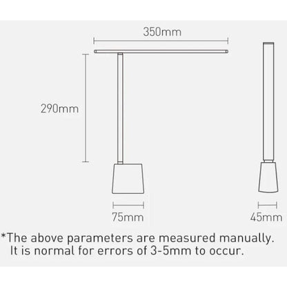 Dimmable Rechargeable LED Desk Lamp Foldable Color Temp NALANI