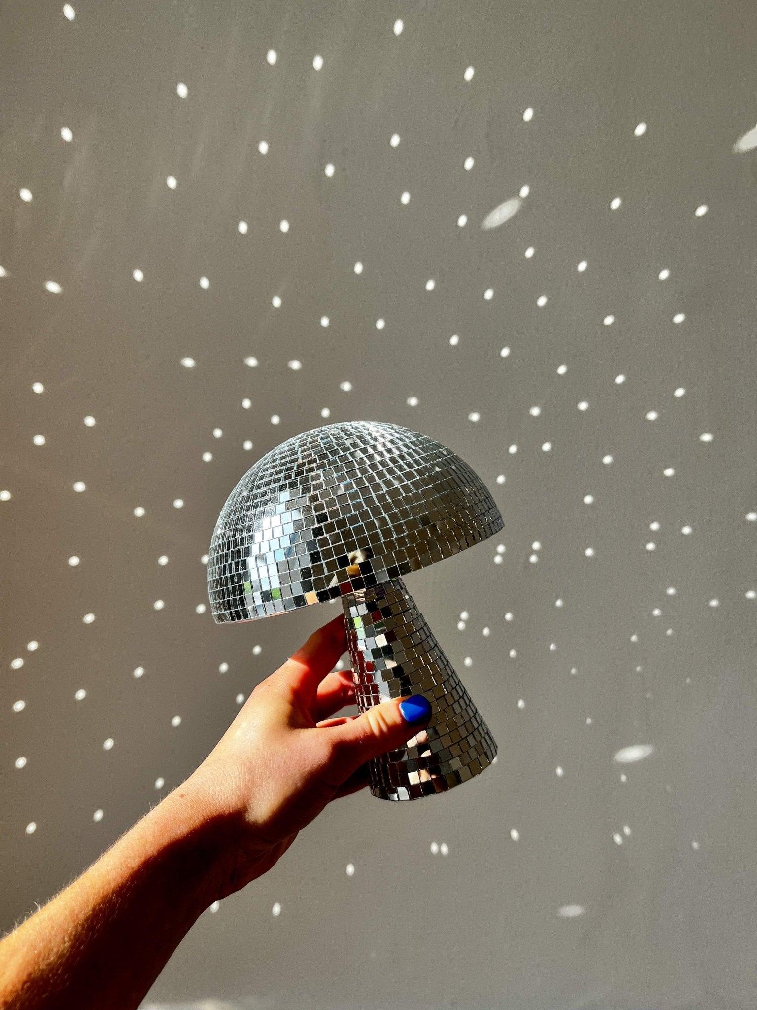 Disco Ball Mushroom Decor Light Up Your Room Retro Style NaLani