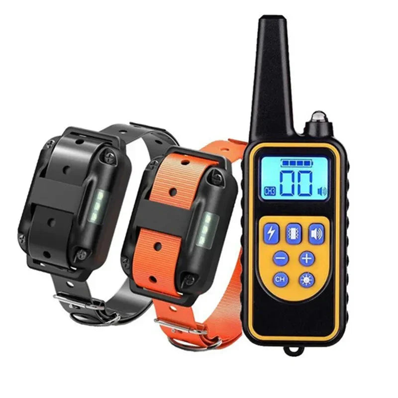 Electric Training Collar Waterproof Rechargeable For Dogs 2 EU stekker NALANI