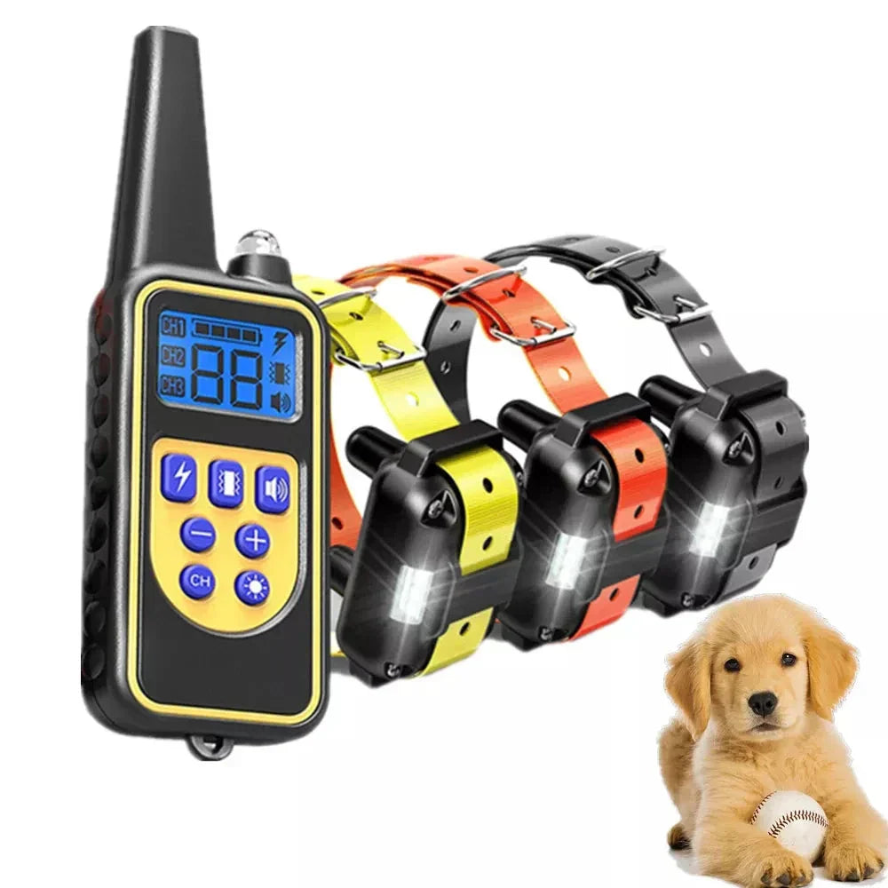 Electric Training Collar Waterproof Rechargeable For Dogs NALANI