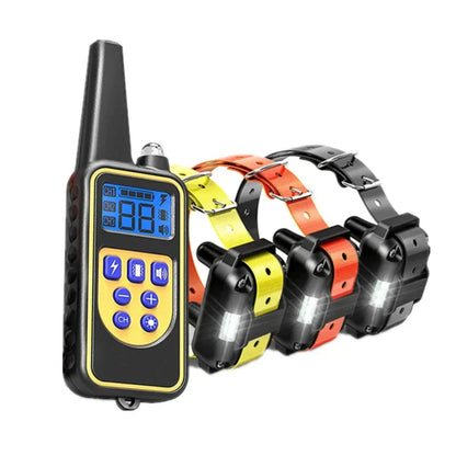 Electric Training Collar Waterproof Rechargeable For Dogs 3 EU stekker NALANI