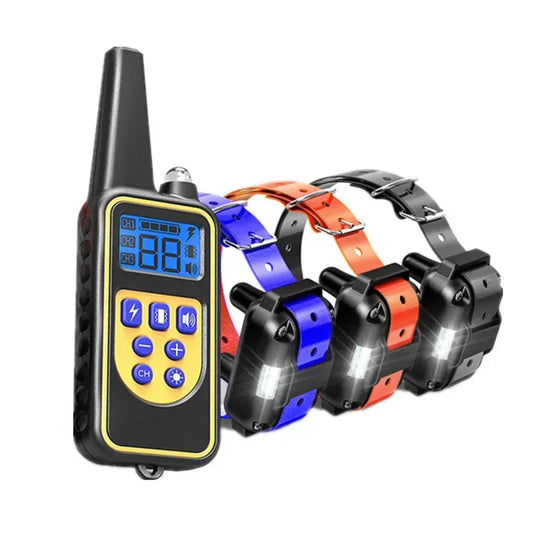 Electric Training Collar Waterproof Rechargeable For Dogs 4 EU stekker NALANI