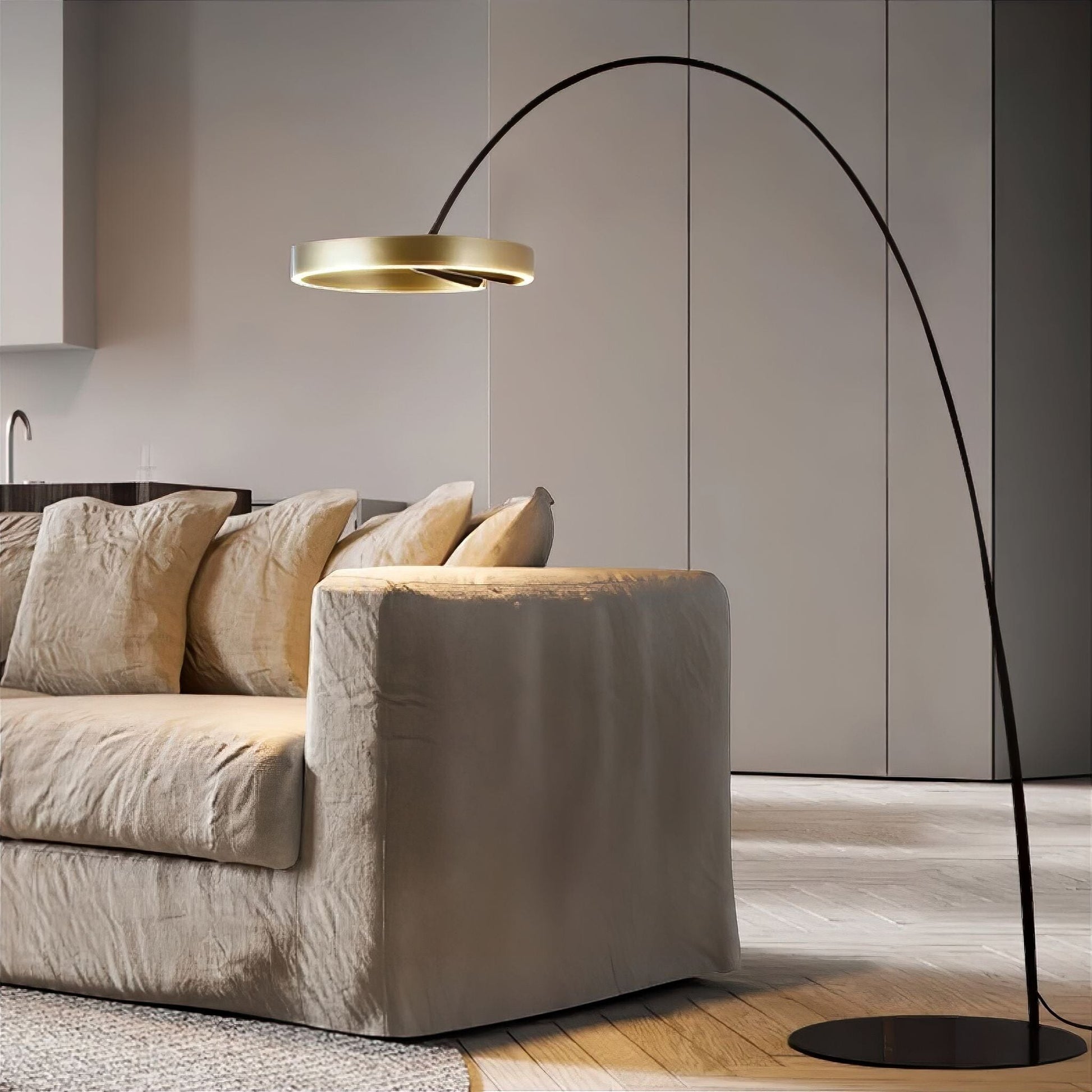 Elegant Azure Halo Lamp for Modern Interior Design and Ambient Lighting NALANI