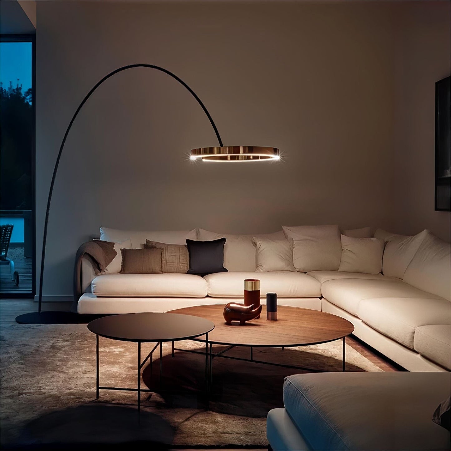 Elegant Azure Halo Lamp for Modern Interior Design and Ambient Lighting NALANI