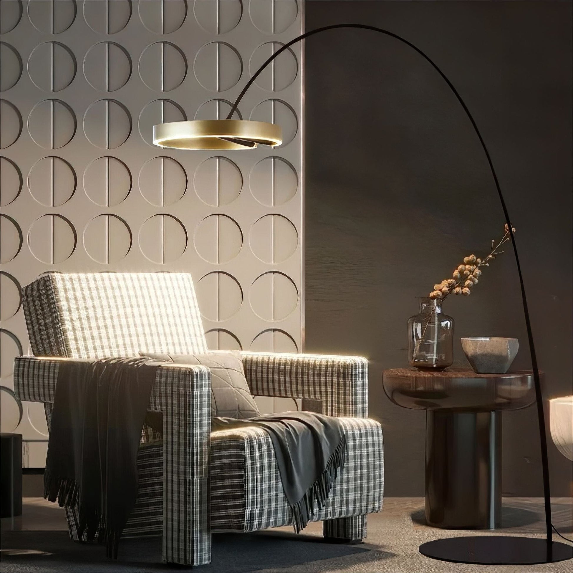 Elegant Azure Halo Lamp for Modern Interior Design and Ambient Lighting NALANI