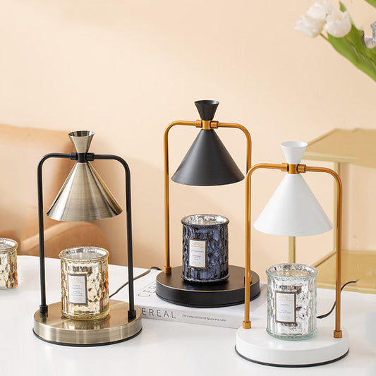 Elegant Candle Warmer Lamp with Stepless Dimming for Home Ambiance NaLani