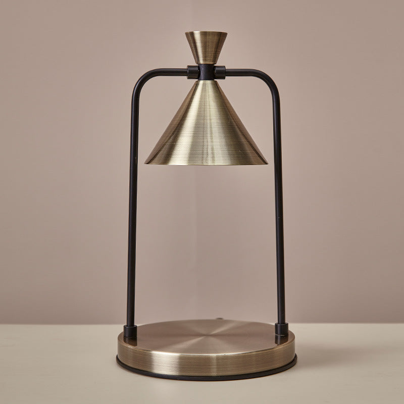 Elegant Candle Warmer Lamp with Stepless Dimming for Home Ambiance Gold NaLani