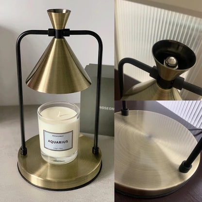 Elegant Candle Warmer Lamp with Stepless Dimming for Home Ambiance NaLani