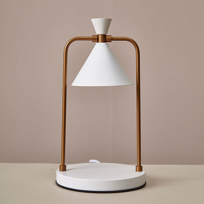 Elegant Candle Warmer Lamp with Stepless Dimming for Home Ambiance White NaLani