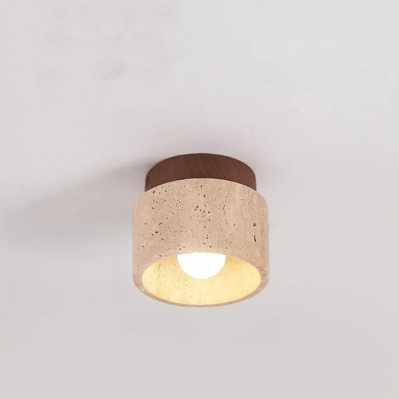 Elegant Ceiling Lamp for Stairwell and Hallway Illumination Brown (small) NaLani