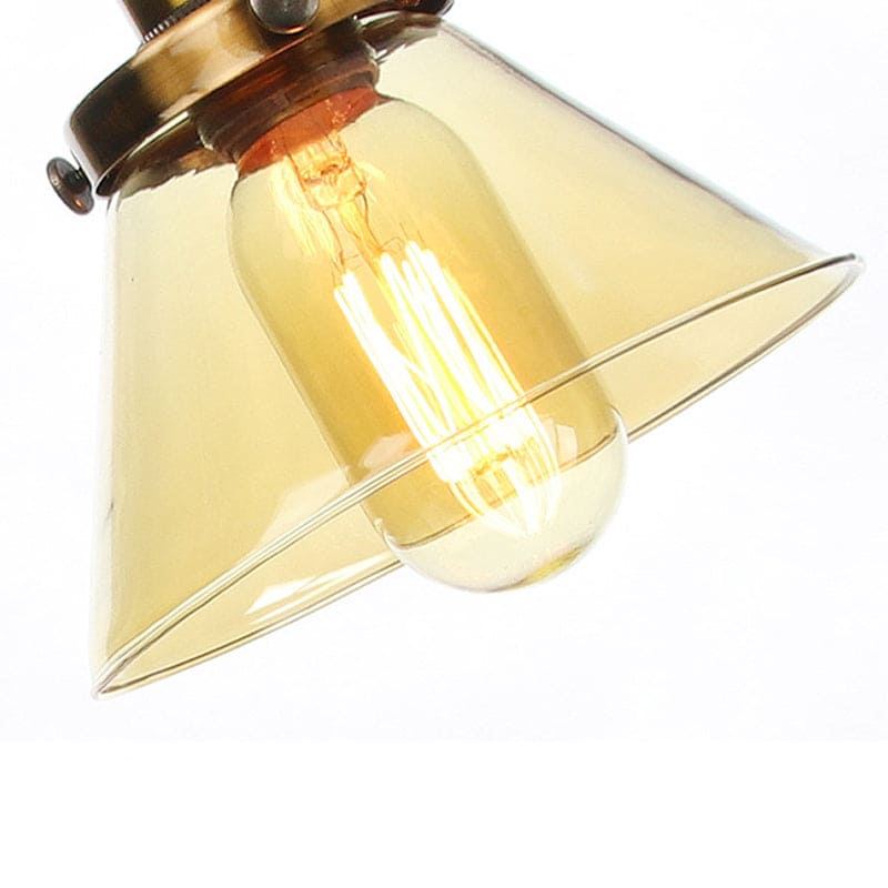Elegant Cone Table Lamp In Clear Glass For Modern Decor NALANI