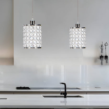 Elegant Crystal Decorative Lamp with Unique Geometric Design NALANI