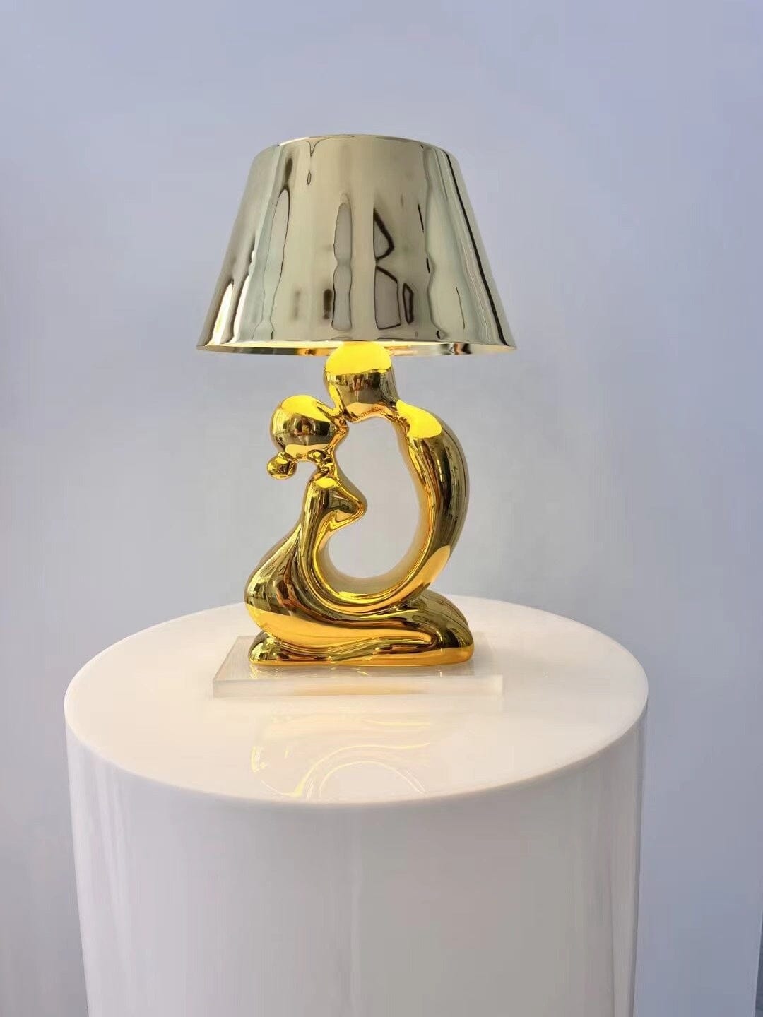 Elegant Decorative Love Lamp With Gold Or Chrome Finish NALANI