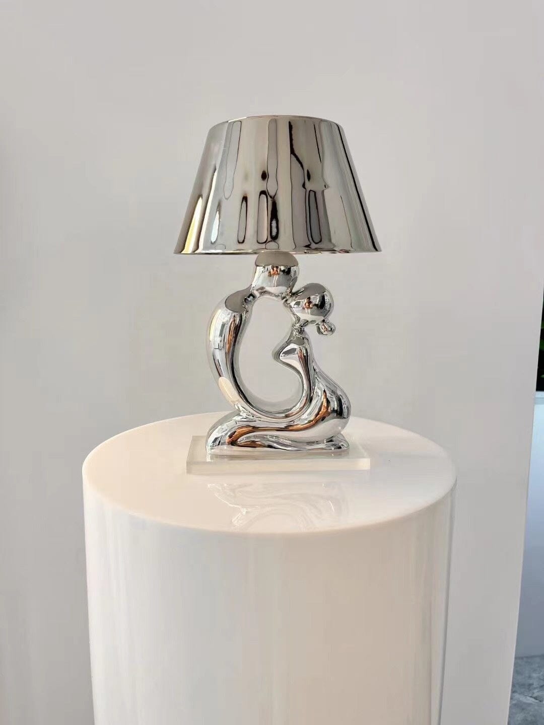 Elegant Decorative Love Lamp With Gold Or Chrome Finish NALANI